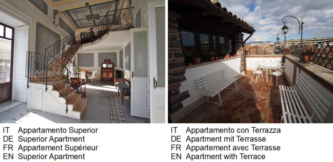 Casa Felice Nel Centro Storico, Tra Etna E Mare Apartment คาตาเนีย ภายนอก รูปภาพ